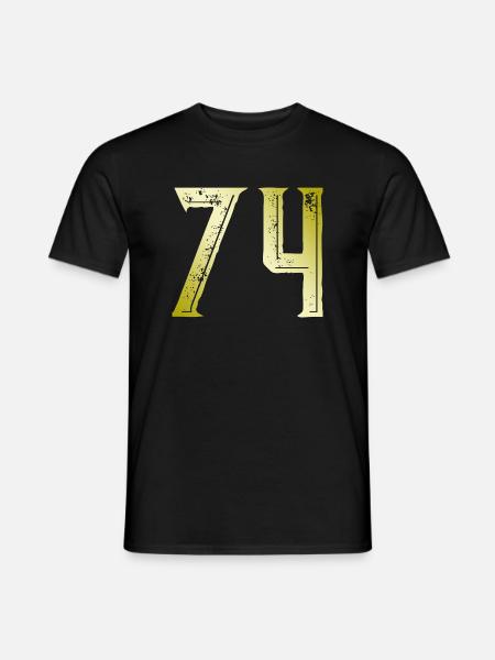 Symbole numérique 74 - T-shirt homme - noir