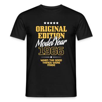Original Edition 1966 - Männer T-Shirt - Schwarz - Vorne - AI Model Male 178 light (178cm)
