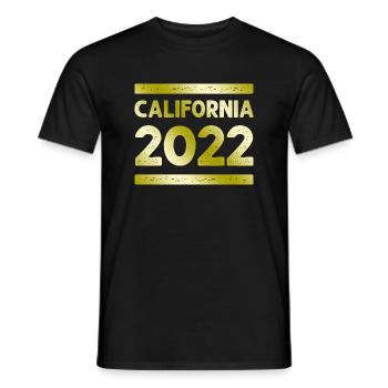 Équipage de fête en Californie - T-shirt homme - noir - Devant - AI Model Male 178 light (178cm)