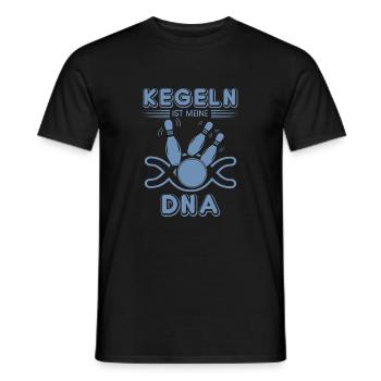 Kegeln Bowling DNA Kegelclub Leidenschaft - Männer T-Shirt - Schwarz - Vorne - AI Model Male 178 light (178cm)