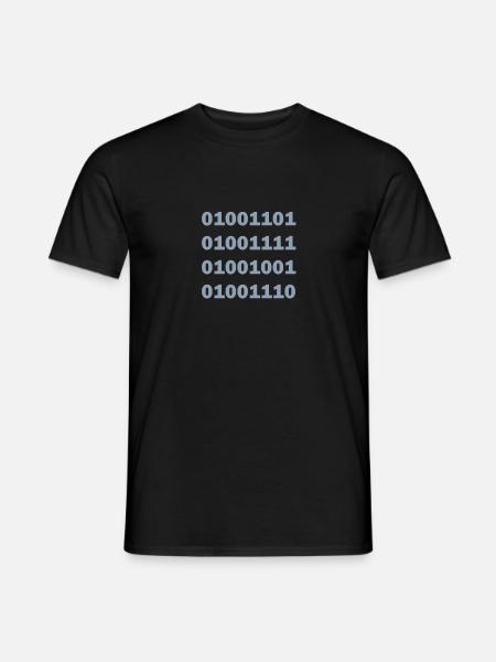 Binär Code MOIN Guten Morgen Hamburg - Männer T-Shirt - Schwarz
