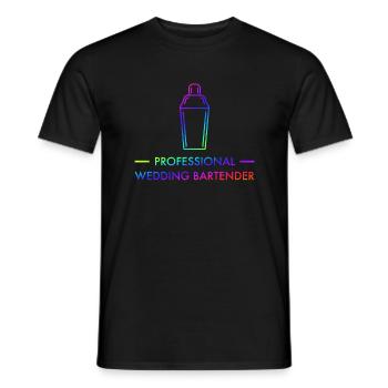 Hochzeit Barkeeper Cocktail Longdrink Geschenk - Männer T-Shirt - Schwarz - Vorne - AI Model Male 178 light (178cm)