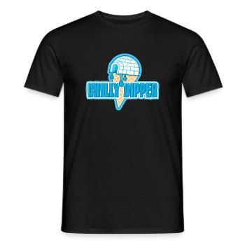 Chilly Dipper - Men's T-Shirt - black - Front - AI Model Male 178 light (178cm)