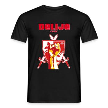 Delije Sever 1989 - T-shirt homme - noir - Devant - AI Model Male 178 light (178cm)