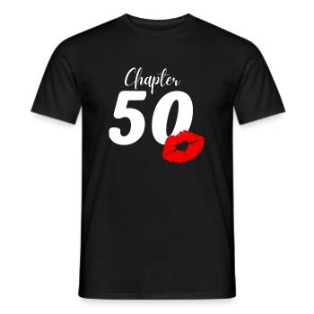50th birthday - Men's T-Shirt - black - Front - AI Model Male 178 light (178cm)