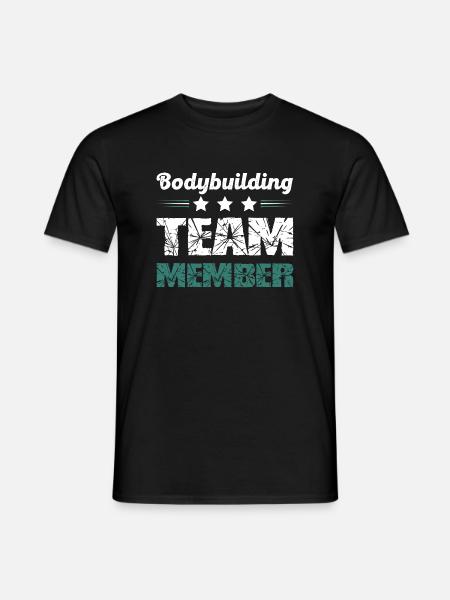 Équipe de musculation - T-shirt homme - noir