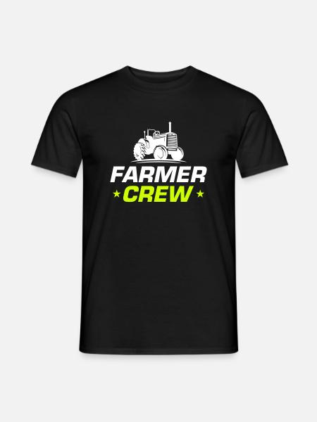 Tracteur Bauer Farmer Crew - T-shirt homme - noir