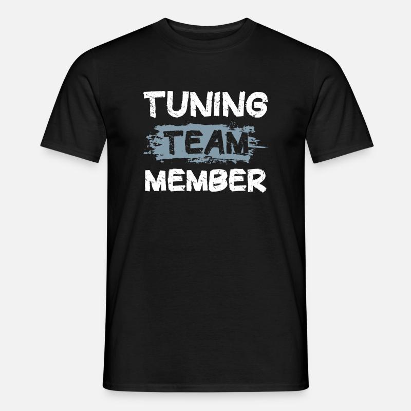 Tuning Team - Männer T-Shirt - Schwarz