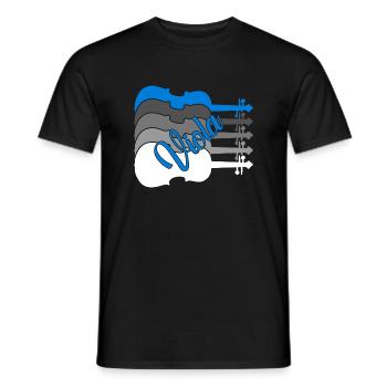 Awesome Viola - Men's T-Shirt - black - Front - AI Model Male 178 light (178cm)