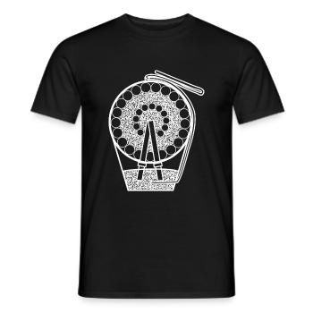 Pyrotechnics Fireworks - Men's T-Shirt - black - Front - AI Model Male 178 light (178cm)