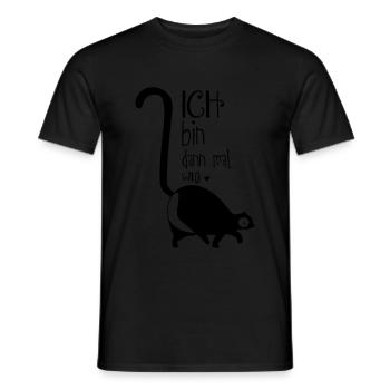 ich muss hier weg - Männer T-Shirt - Schwarz - Vorne - AI Model Male 178 light (178cm)