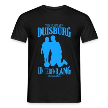 Duisburg Football Family Gift - Men's T-Shirt - black - Front - AI Model Male 178 light (178cm)