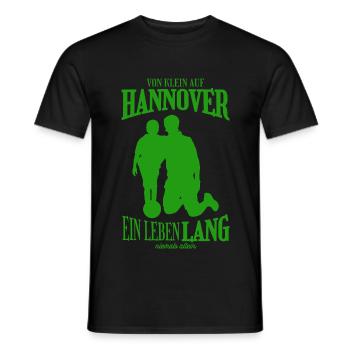 Hannover Football Tradition Gift - Men's T-Shirt - black - Front - AI Model Male 178 light (178cm)