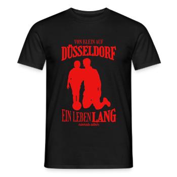 Dusseldorf Football Tradition Gift - Men's T-Shirt - black - Front - AI Model Male 178 light (178cm)