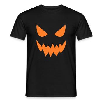 Halloween Grimace Halloween Costume Pumpkin Face - Men's T-Shirt - black - Front - AI Model Male 178 light (178cm)