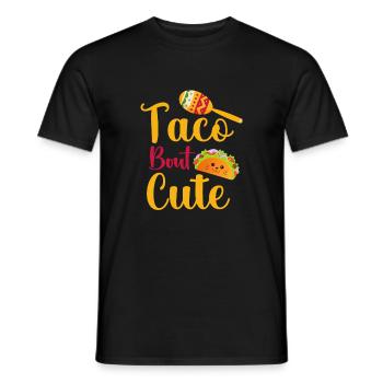 Taco Cat- Teenage Boy Girl Taco ta - Men's T-Shirt - black - Front - AI Model Male 178 light (178cm)