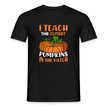Teacher Halloween Pre-K Teacher Kindergarten Cutest - Men's T-Shirt - black - Front - AI Model Male 178 light (178cm)