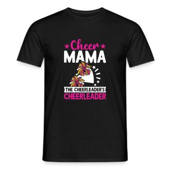 Jubeln Sie Mama der Cheerleader des Cheerleaders - Männer T-Shirt - Schwarz - Vorne - AI Model Male 178 light (178cm)