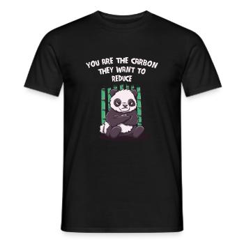 Vous êtes le carbone qu’ils sarcastiquement sarcastiquement - T-shirt homme - noir - Devant - AI Model Male 178 light (178cm)