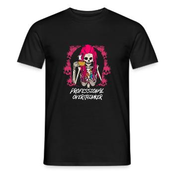 Professioneller Überschneidende lustige Frauen Hum - Männer T-Shirt - Schwarz - Vorne - AI Model Male 178 light (178cm)