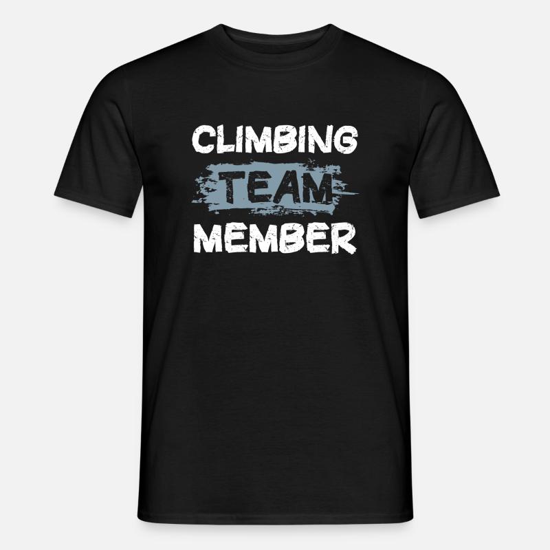 Climbing Team - Männer T-Shirt - Schwarz