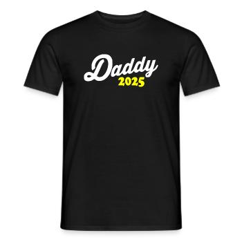 Daddy 2025 - T-shirt homme - noir - Devant - AI Model Male 178 light (178cm)