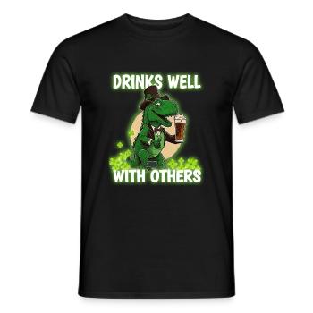 St Paddys St Patricksday St Patrick Day - Männer T-Shirt - Schwarz - Vorne - AI Model Male 178 light (178cm)