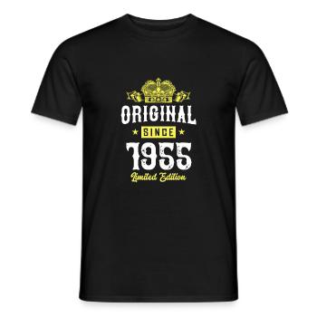 1955 limited edition - Männer T-Shirt - Schwarz - Vorne - AI Model Male 178 light (178cm)