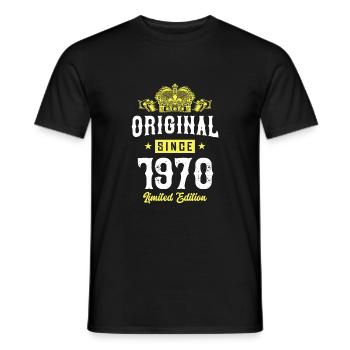 1970 Limited Edition - Men's T-Shirt - black - Front - AI Model Male 178 light (178cm)