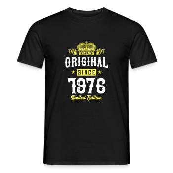 1976 limited edition - Männer T-Shirt - Schwarz - Vorne - AI Model Male 178 light (178cm)
