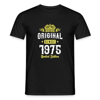 1975 Édition limitée - T-shirt homme - noir - Devant - AI Model Male 178 light (178cm)