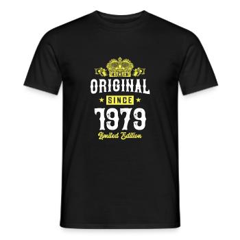 1979 limited edition - Männer T-Shirt - Schwarz - Vorne - AI Model Male 178 light (178cm)