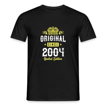 2004 limited edition - Männer T-Shirt - Schwarz - Vorne - AI Model Male 178 light (178cm)