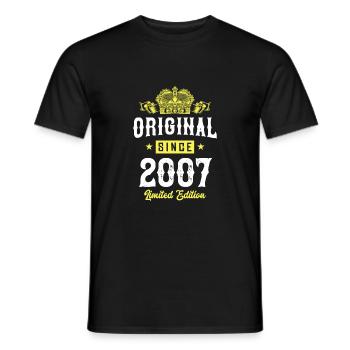 2007 Limited Edition - Men's T-Shirt - black - Front - AI Model Male 178 light (178cm)
