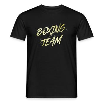 Équipe de boxe - T-shirt homme - noir - Devant - AI Model Male 178 light (178cm)