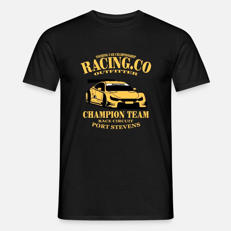 Touring-Car-Racing - Männer T-Shirt - Schwarz