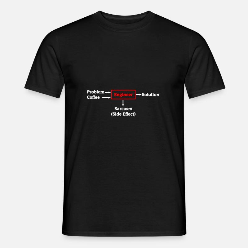 Engineer - Männer T-Shirt - Schwarz