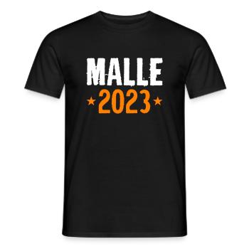 Malle 2023 - T-shirt homme - noir - Devant - AI Model Male 178 light (178cm)