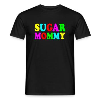 Sugar mommy - T-shirt homme - noir - Devant - AI Model Male 178 light (178cm)