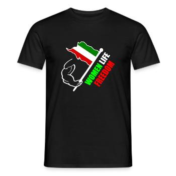 Women life freedom - T-shirt homme - noir - Devant - AI Model Male 178 light (178cm)