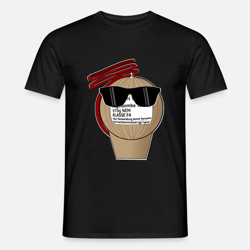 Pyro Sonnenbrille - Männer T-Shirt - Schwarz