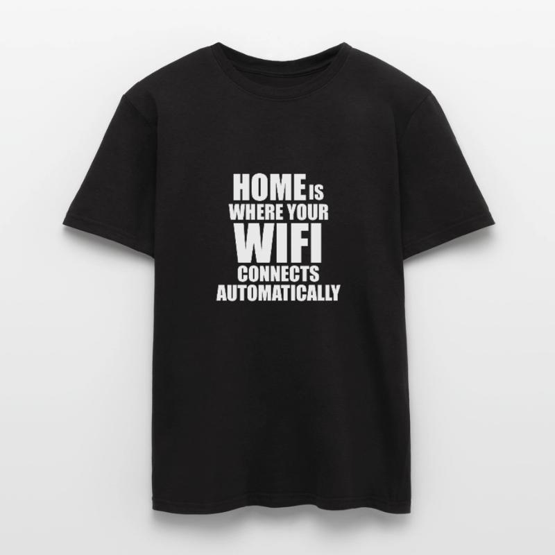 Linux Unix Wifi Coding Admin Spruch lustig Männer T-Shirt