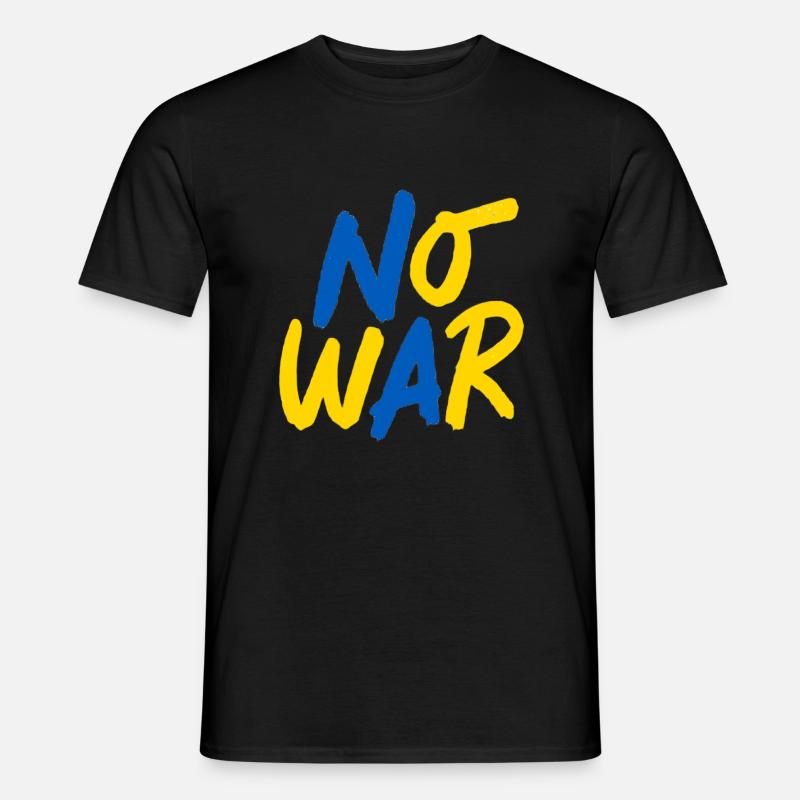 no war - Männer T-Shirt - Schwarz