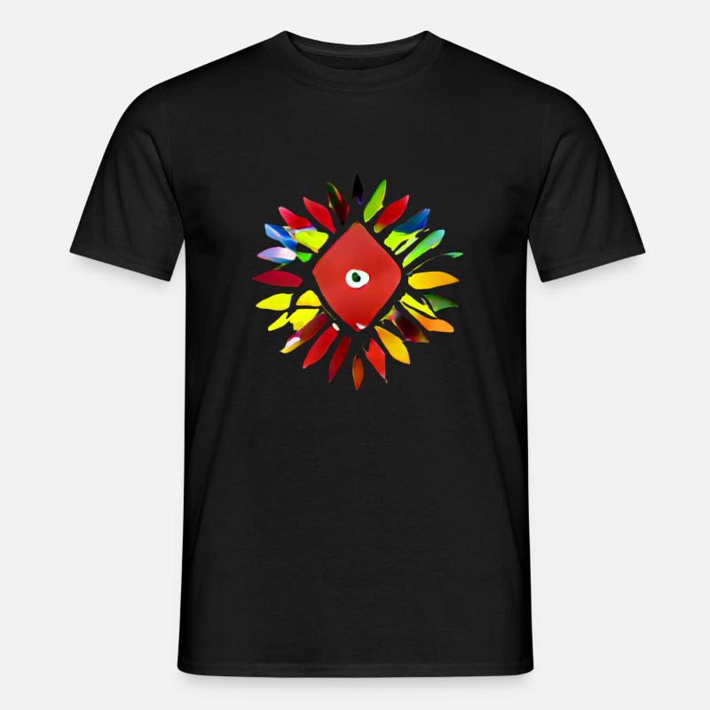 Sun - Männer T-Shirt - Schwarz