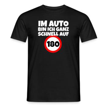 Autofahrer Schnelles Autofahren - Männer T-Shirt - Schwarz - Vorne - AI Model Male 178 light (178cm)