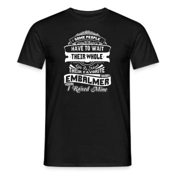 Embalmer Proud Embalmer Parent - Men's T-Shirt - black - Front - AI Model Male 178 light (178cm)