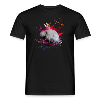 Kiwi Bird Colorful - Men's T-Shirt - black - Front - AI Model Male 178 light (178cm)