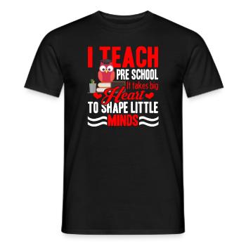 Preschool Teacher I Teach Preschool - Men's T-Shirt - black - Front - AI Model Male 178 light (178cm)