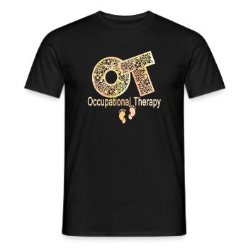 Awesome Occupational Therapy - Men's T-Shirt - black - Front - AI Model Male 178 light (178cm)