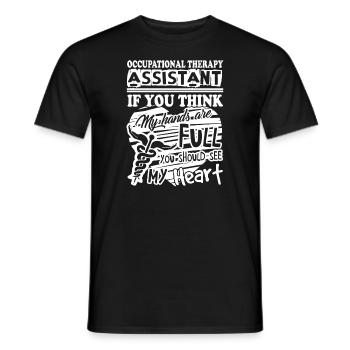 Assistant Occupational Therapist - Men's T-Shirt - black - Front - AI Model Male 178 light (178cm)